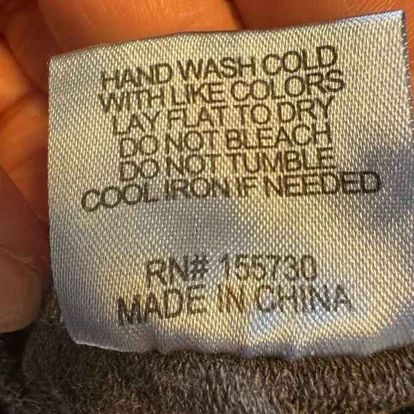 Jane and Delancey Washed Charcoal V-Neck Tunic - Picture 8 of 8